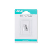 LOKLiK Lames de Découpe Pointe profonde 60° - Pack de 2