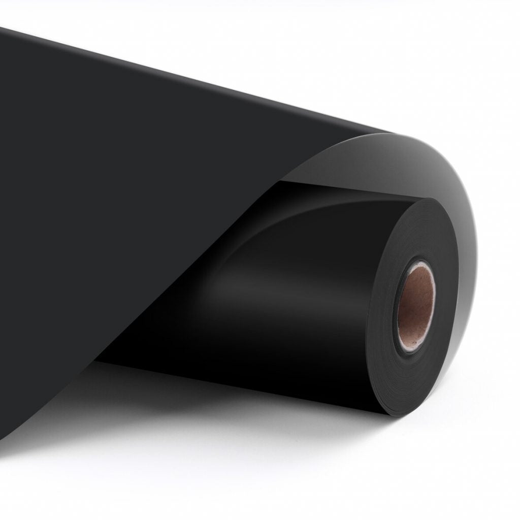 LOKLiK Permanent Adhesive Vinyl Matte Black - 30,5 cm × 1,80 m