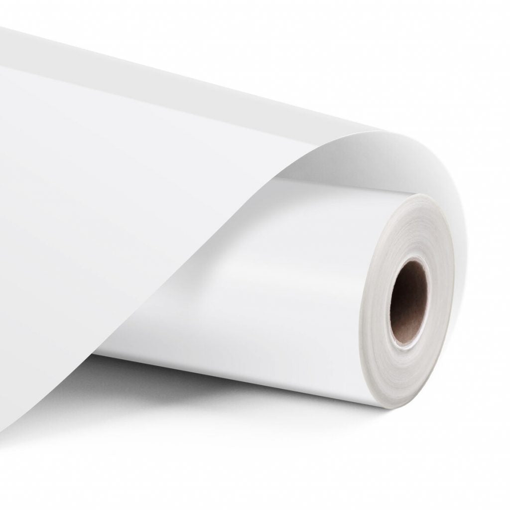 LOKLiK Permanent Adhesive Vinyl Matte White - 30,5 cm × 1,80 m
