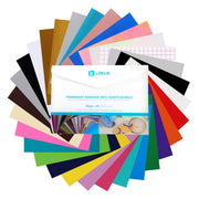 LOKLiK Pack vinyle adhésif permanent A4 29 couleurs vue ensemble