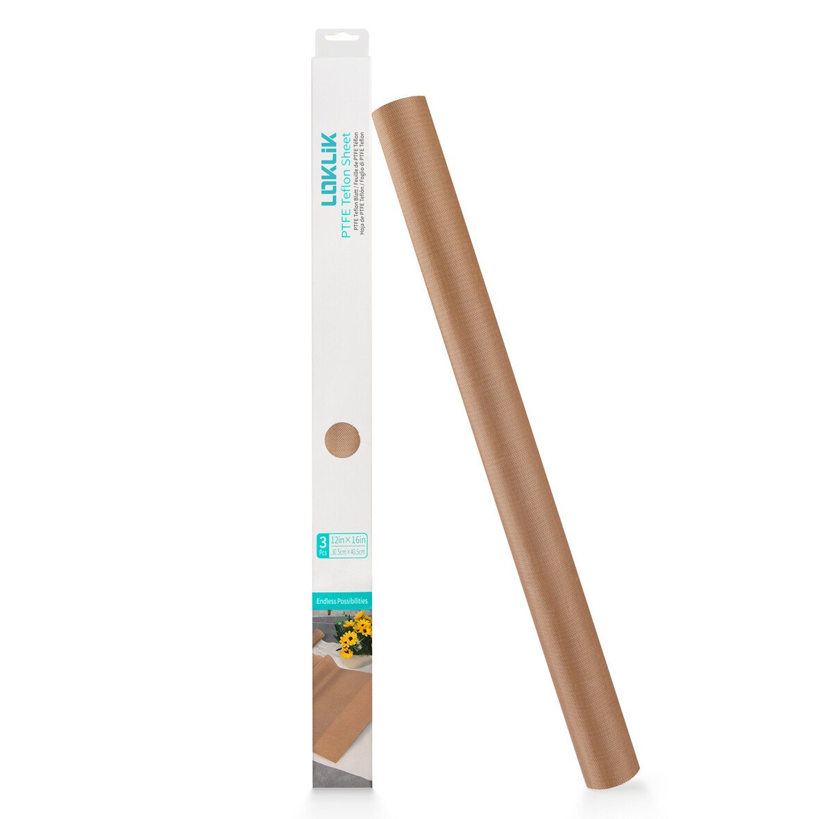 LOKLiK Feuilles de Téflon PTFE 30×40 cm — Lot de 3 — vue principale