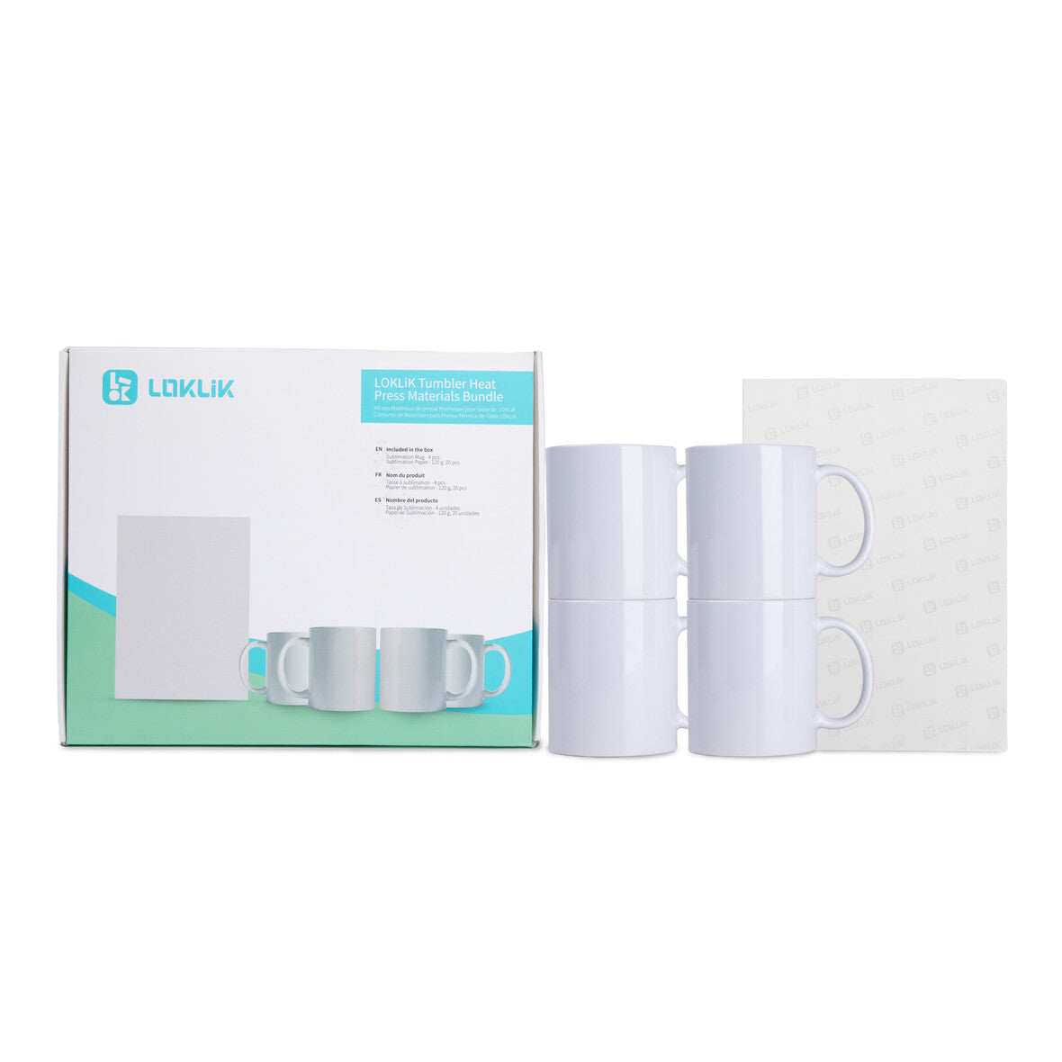 LOKLiK Kit de démarrage Auto Tumbler Heat Press - Vue principale