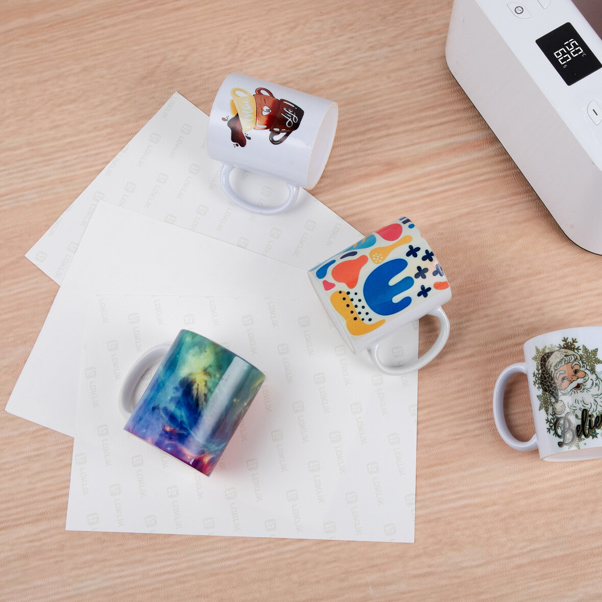 LOKLiK Kit de démarrage - Résultat sublimation mug