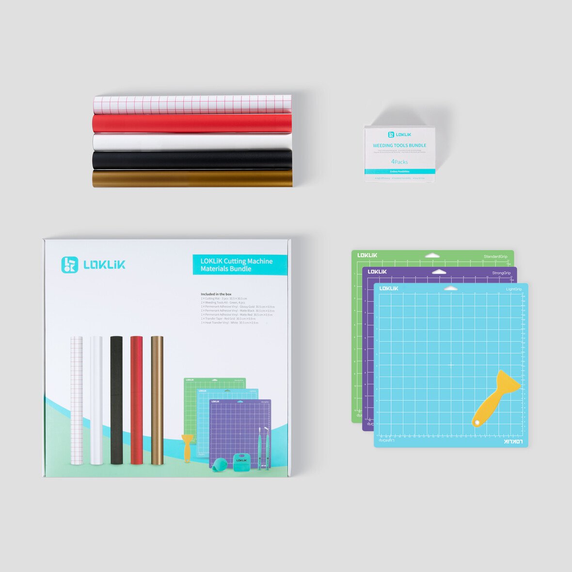 LOKLiK Starter Pack Crafter iCraft tapis découpe 3 niveaux adhérence