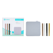 LOKLiK Kit démarrage Mini Easy Heat Press vue ensemble tapis téflon HTV