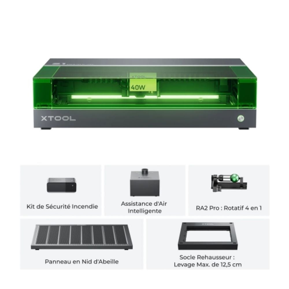 xTool S1 40W — Kit Avancé
